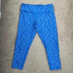 Zella blue crop leggings